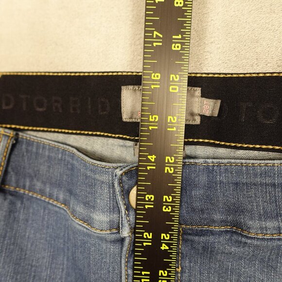 Torrid jeans bombshell skinny women's 28T blue distressed premium stretch - Picture 6 of 13